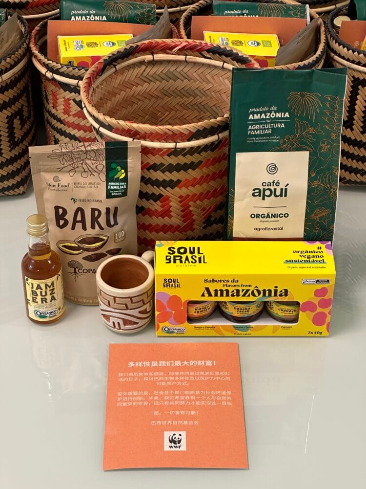presente corporativo Amazônia e Cerrado WWF visitantes estrangeiros