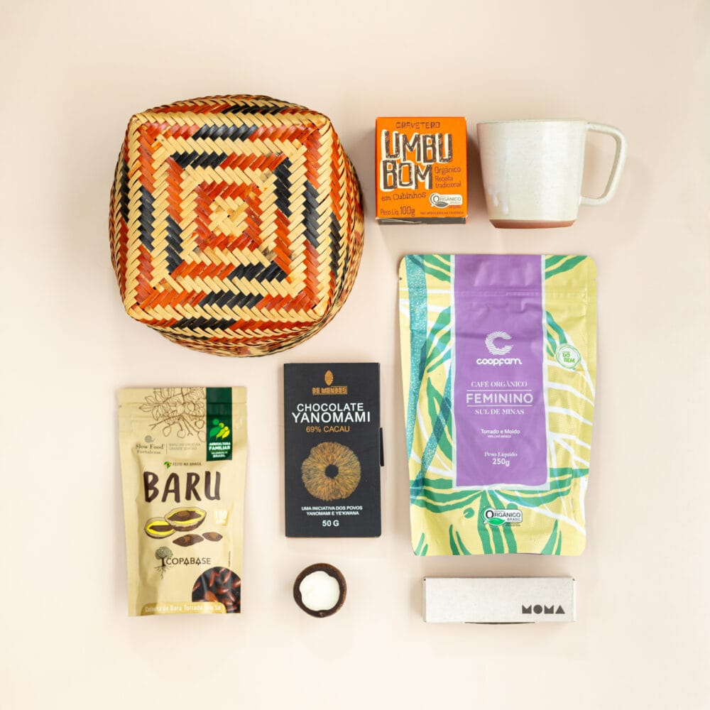 presente com produtos brasileiros