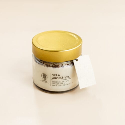 brinde sustentável vela aromática com cera de côco