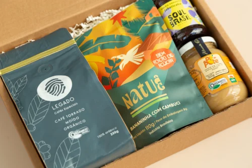 kit mata atlântica II - geleia de jabuticaba, doce de leite, café Legado e bananinha com cambuci - Imagem 2